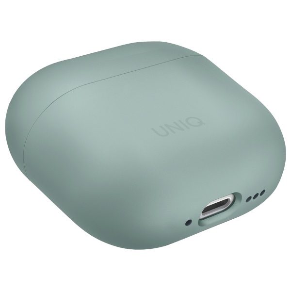 203713_4 Uniq Lino Silicone AirPods 4 Case - Greeneng
