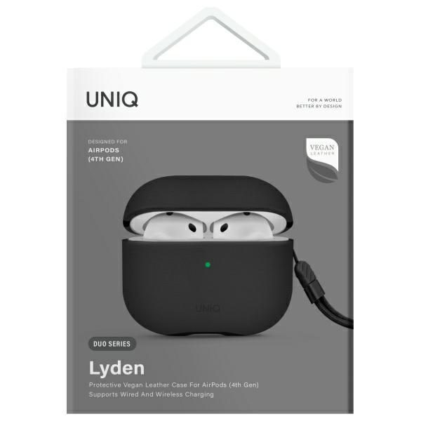 203716_3 Uniq Lyden DS AirPods 4 Case - Blackeng