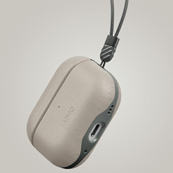 203718_3 Uniq Lyden DS AirPods Pro 2 Case - Beige-Greeneng