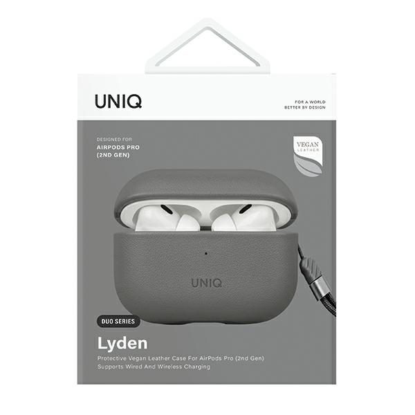 203720_5 Uniq Lyden DS AirPods Pro 2 Case - Gray/Blackeng