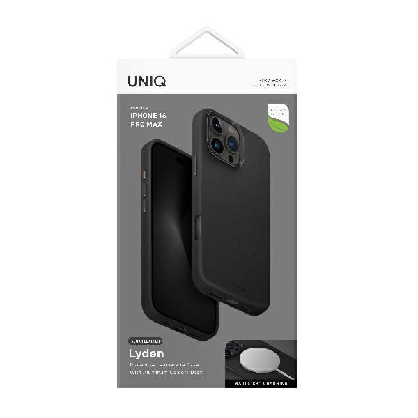 203725_6 Uniq Lyden Magclick Charging Case for iPhone 16 Pro Max - Blackeng
