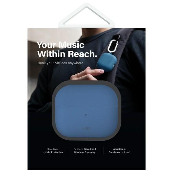 203727_9 Uniq Nexo AirPods 4 + Ear Hooks Silicone case - blueeng