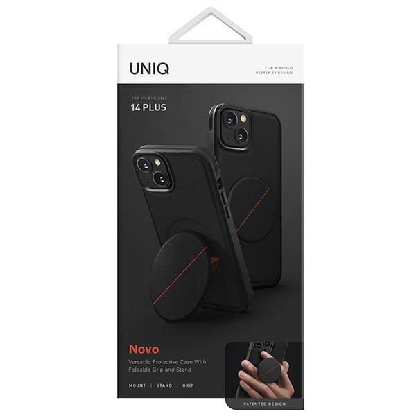 203729_7 Uniq Novo Case for iPhone 14 Plus / 15 Plus - Blackeng
