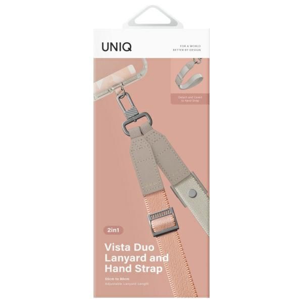 203732_4 Uniq Vista 2-in-1 phone lanyard - peach and beigeeng