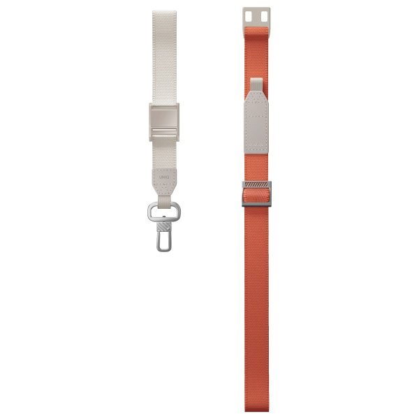 Uniq Vista 2-in-1 phone lanyard - orange and beigeeng