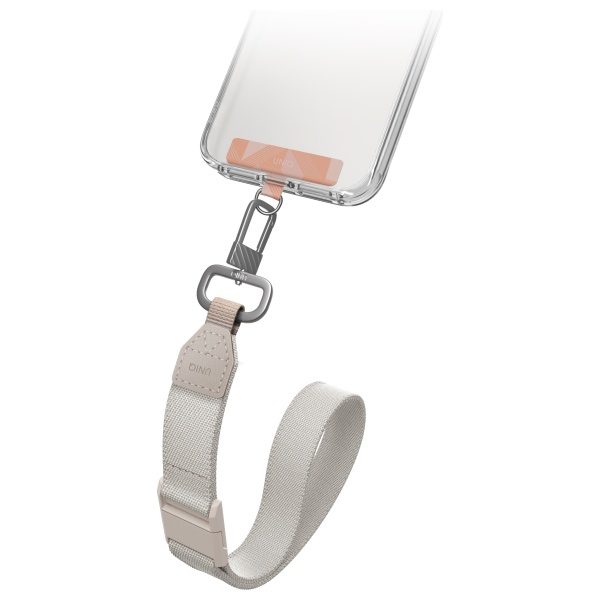 Uniq Vista 2-in-1 phone lanyard - orange and beigeeng