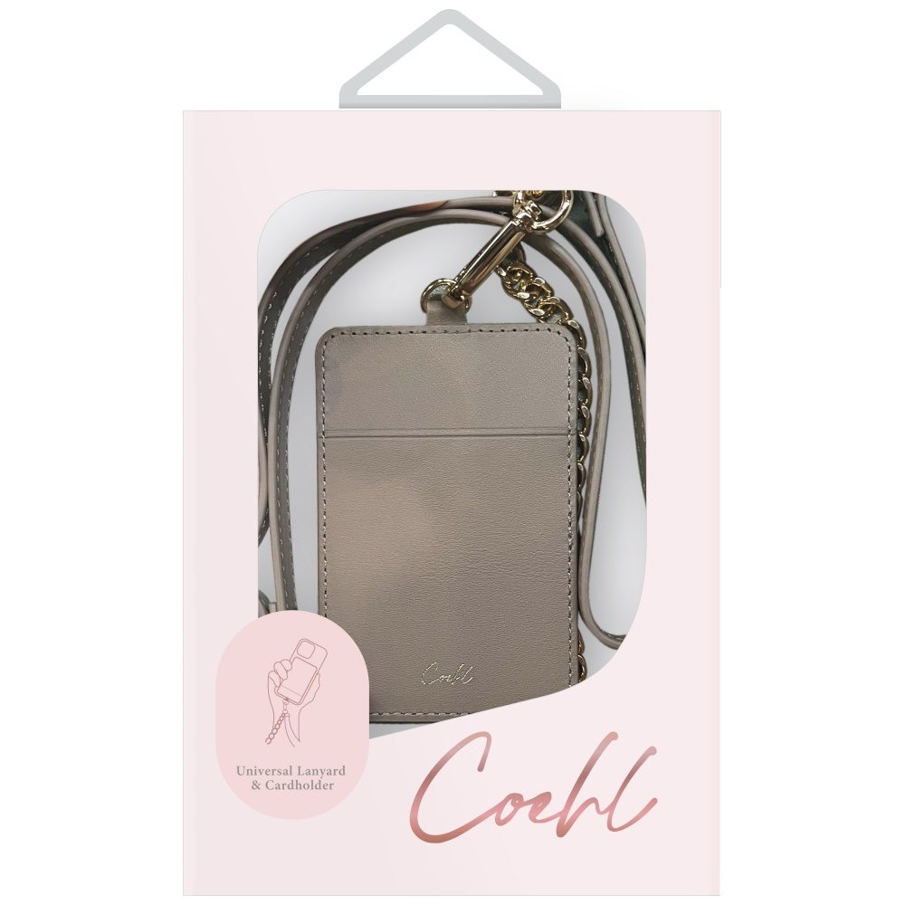 Uniq Coehl Caryne 3-in-1 Phone Lanyard with Card Wallet - Grayeng