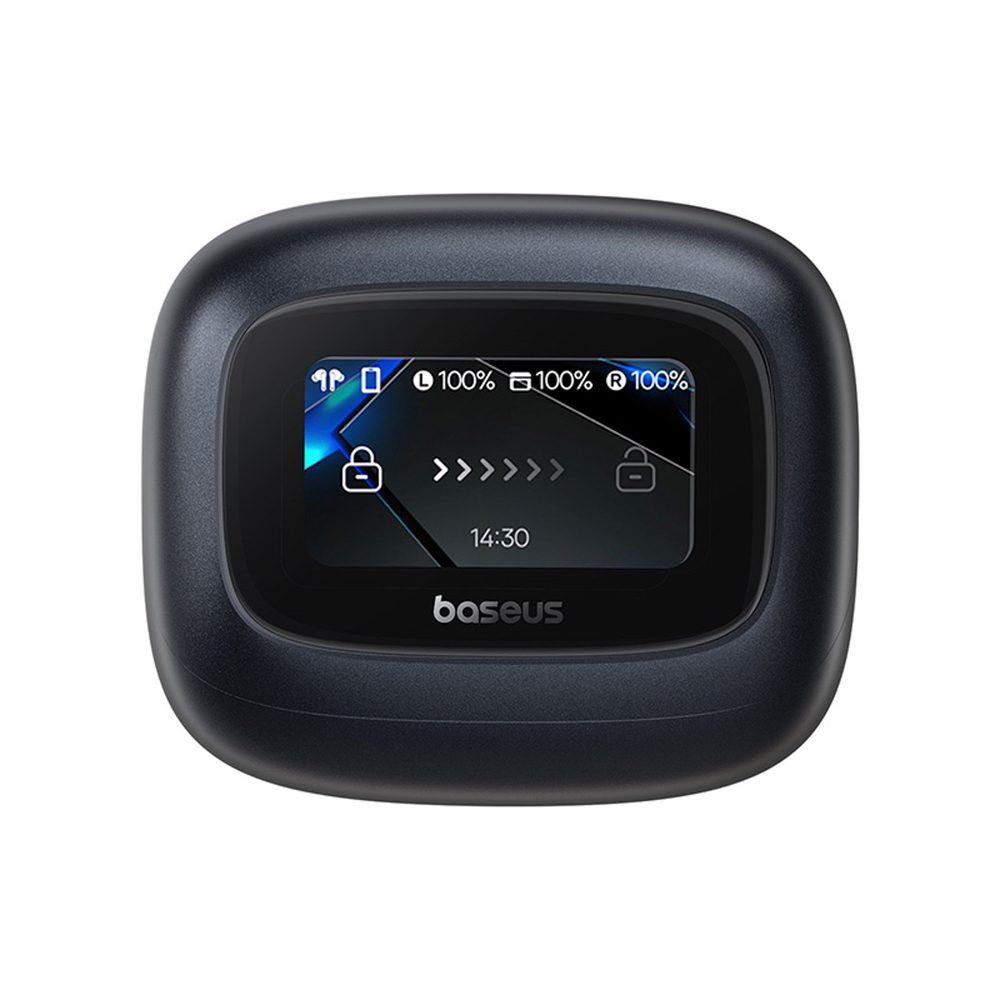 203748_4 Baseus Bowie M2s Ultra TWS Wireless In-Ear Headphones with Interactive Screen - Blackeng