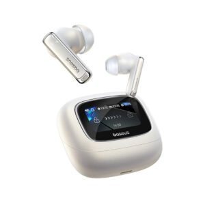 Baseus Bowie M2s Ultra TWS Wireless In-Ear Headphones with Interactive Screen - Whiteeng