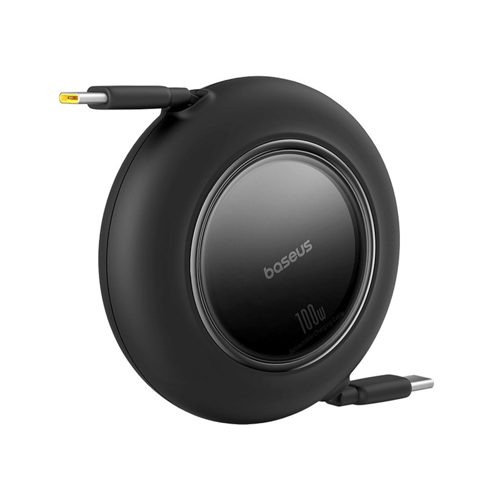 203754_4 Baseus Free2Pull Mini 100W Retractable USB-C Cable - USB-C 2m - Blackeng