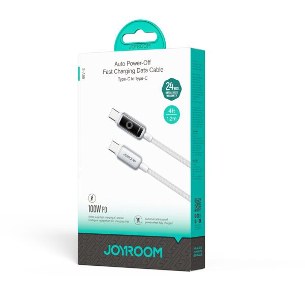 203868_4 Joyroom S-A55 StarFlight 100W USB-C - USB-C Cable 1.2m - Whiteeng