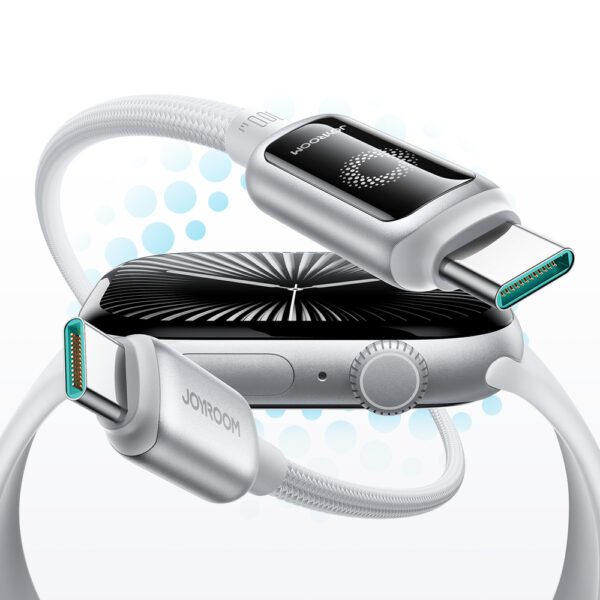 203868_7 Joyroom S-A55 StarFlight 100W USB-C - USB-C Cable 1.2m - Whiteeng