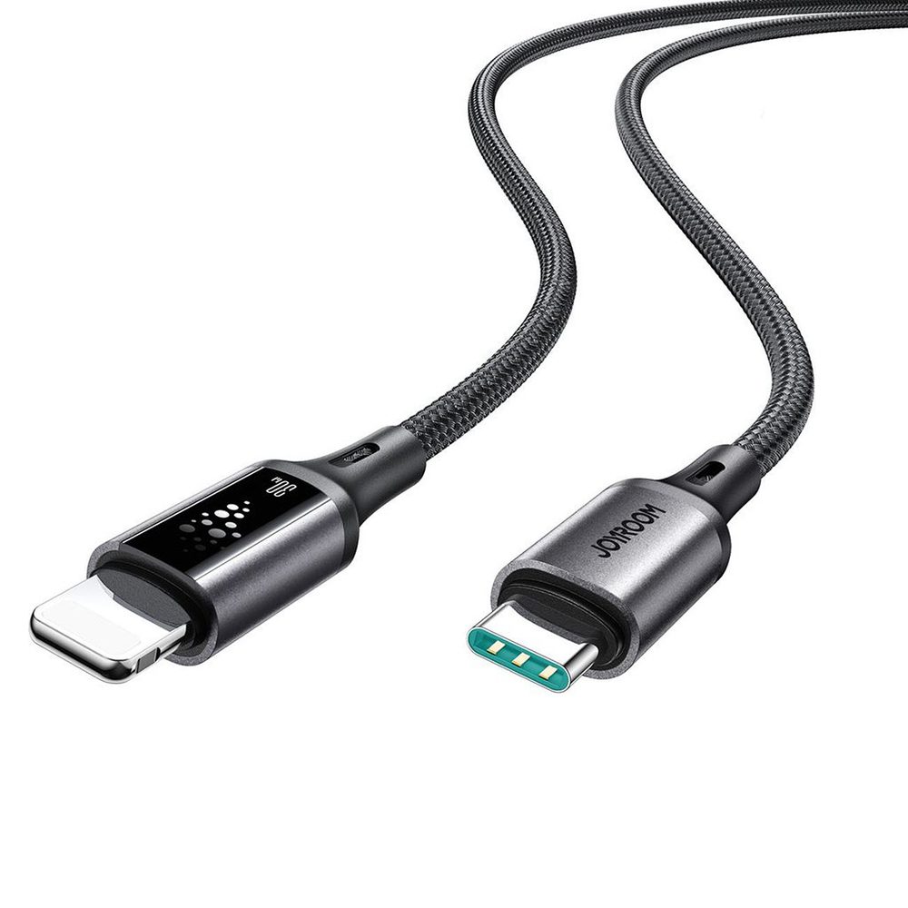 Kabel Joyroom S-A60 StarTalk 30W USB-C- Lightning 1,2m - czarnypol