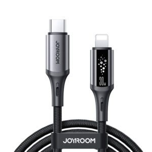 Kabel Joyroom S-A60 StarTalk 30W USB-C- Lightning 1,2m - czarnypol