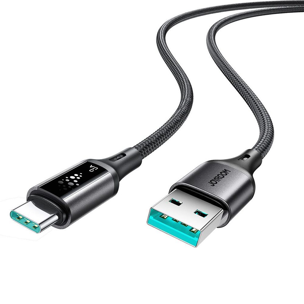 Kabel Joyroom S-A60 StarTalk 3A USB-A - USB-C 1,2m - czarnypol