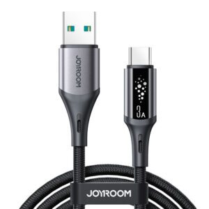 Kabel Joyroom S-A60 StarTalk 3A USB-A - USB-C 1,2m - czarnypol