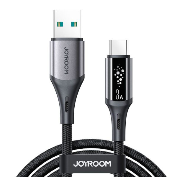 Kabel Joyroom S-A60 StarTalk 3A USB-A - USB-C 1,2m - czarnypol