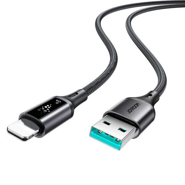 Kabel Joyroom S-A60 StarTalk 3A USB-A - Lightning 1,2m - czarnypol