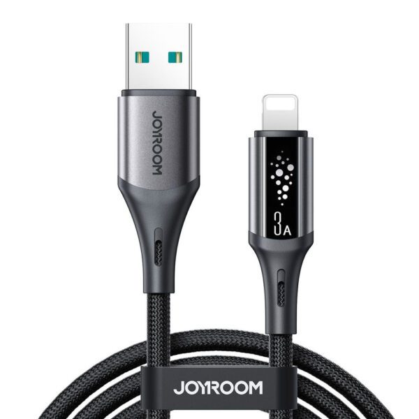 Kabel Joyroom S-A60 StarTalk 3A USB-A - Lightning 1,2m - czarnypol