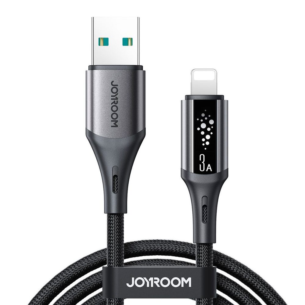 Kabel Joyroom S-A60 StarTalk 3A USB-A - Lightning 1,2m - czarnypol