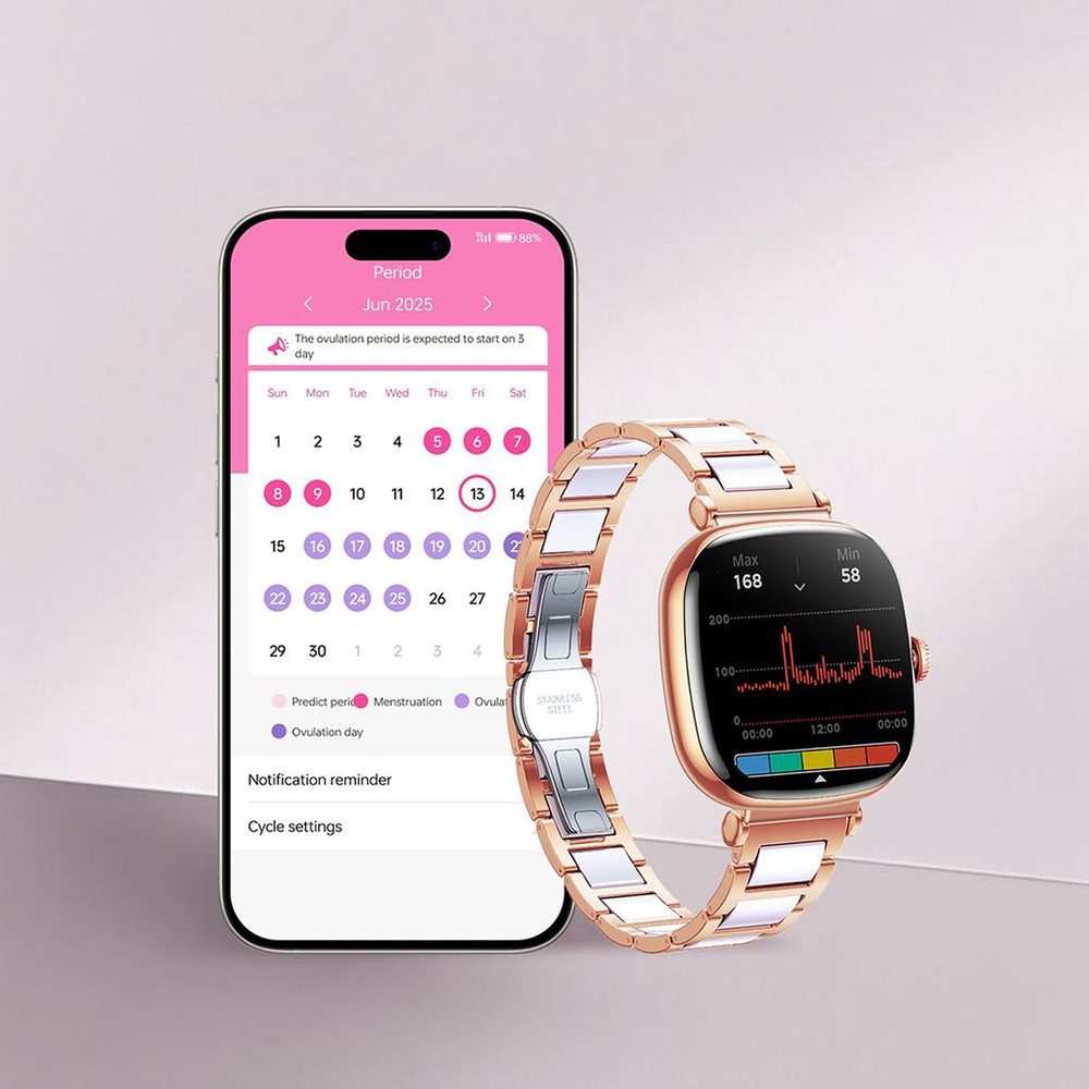 Smartwatch Joyroom Starlight JR-FS1 z możliwością odbierania połączeń - złotypol