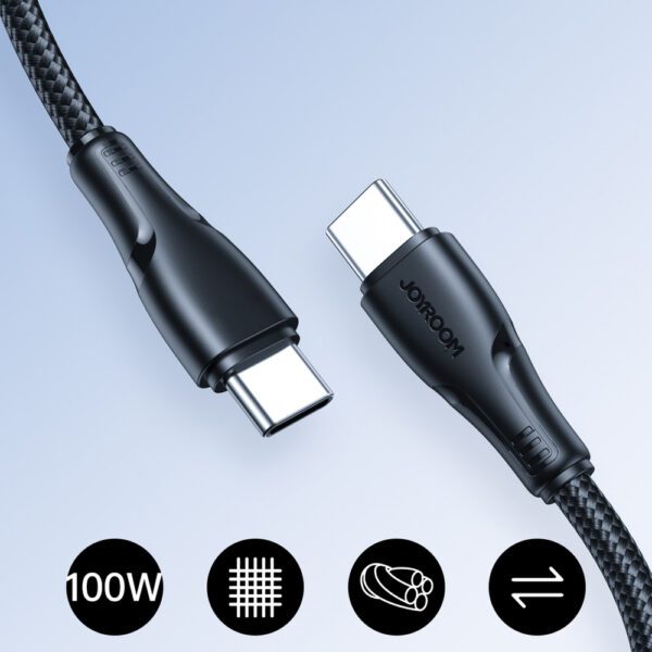 203896_2 Joyroom S-A11 Surpass cable 60W USB-C - USB-C 0.25m - blackeng