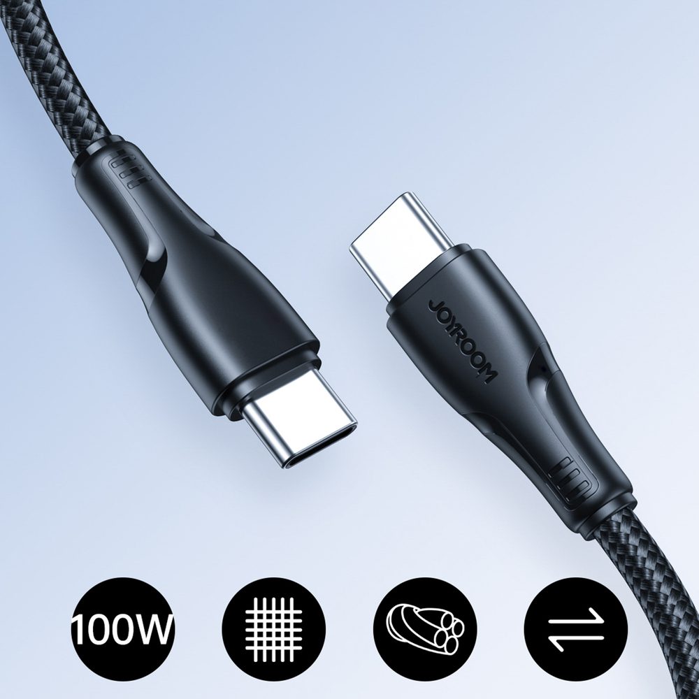 203896_2 Joyroom S-A11 Surpass cable 60W USB-C - USB-C 0.25m - blackeng