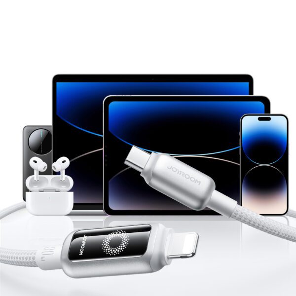 203898_10 Joyroom S-A55 StarFlight 30W USB-C - Lightning cable 1.2m - whiteeng