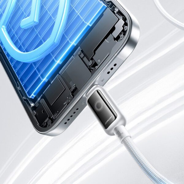 203898_9 Joyroom S-A55 StarFlight 30W USB-C - Lightning cable 1.2m - whiteeng