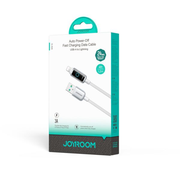 Joyroom S-A55 StarFlight 3A USB-A - Lightning cable 1.2m - whiteeng