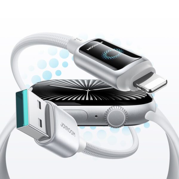 Joyroom S-A55 StarFlight 3A USB-A - Lightning cable 1.2m - whiteeng