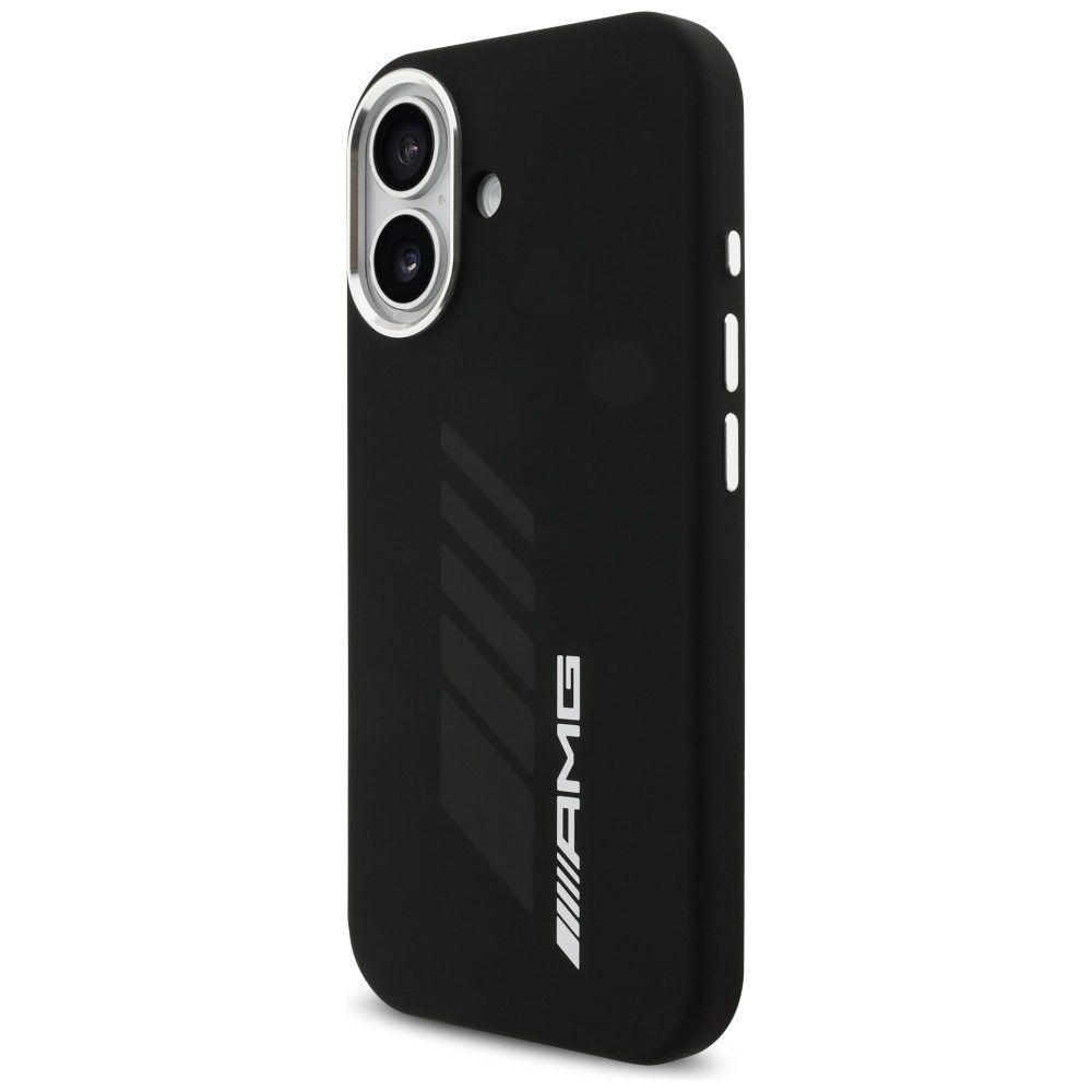 AMG Silicone Oversize Rhombs MagSafe Case for iPhone 17 - Blackeng