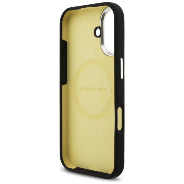 AMG Silicone Oversize Rhombs MagSafe Case for iPhone 17 - Blackeng