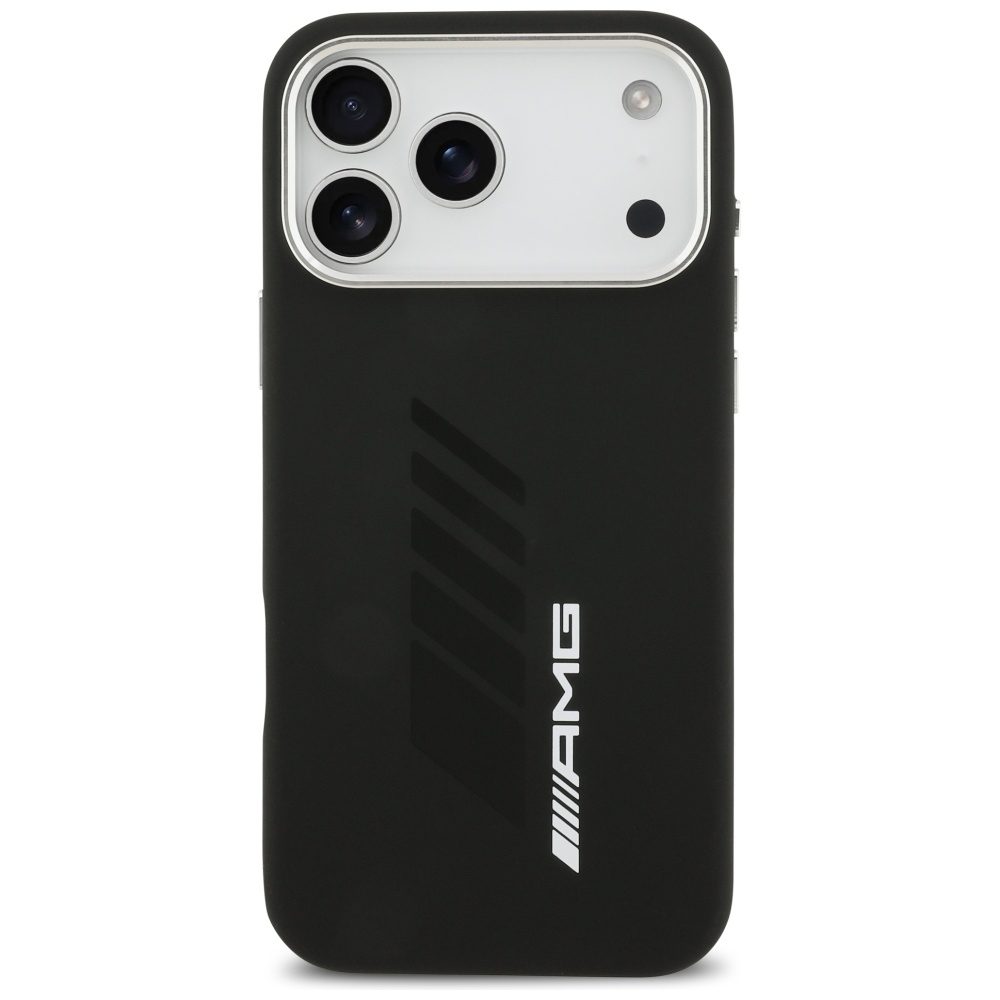 AMG Silicone Oversize Rhombs MagSafe Case for iPhone 17 Pro Max - Blackeng