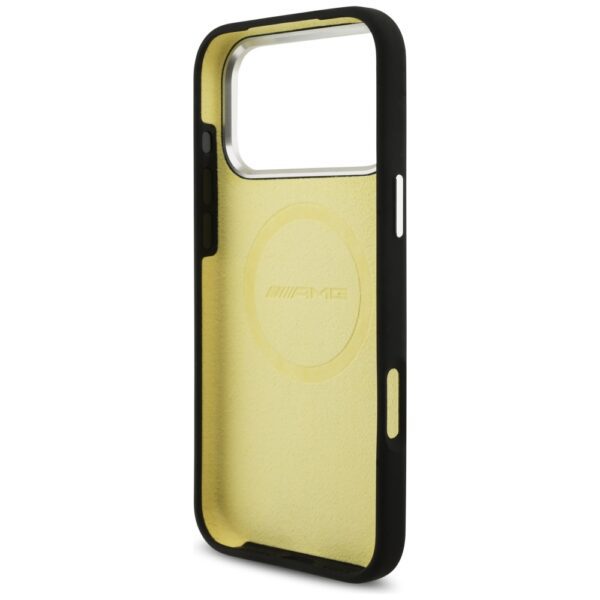 AMG Silicone Oversize Rhombs MagSafe Case for iPhone 17 Pro Max - Blackeng