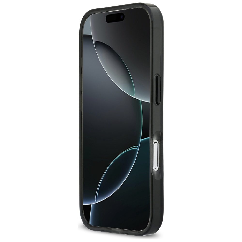 BMW M IML Metal Buttons Tricolor Lines MagSafe Case for iPhone 17 - Blackeng