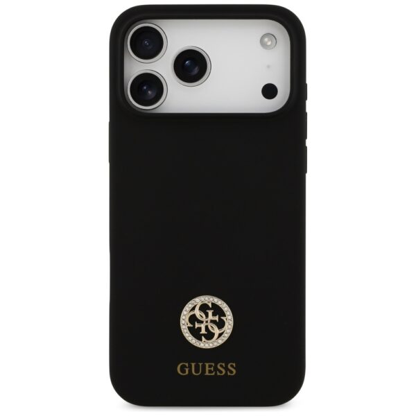 Guess Metal Outline MagSafe Case for iPhone 17 Pro Max - Goldeng