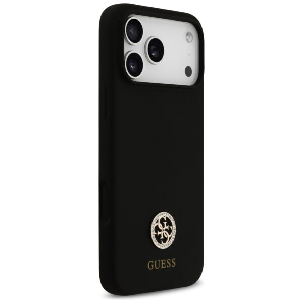 Guess Metal Outline MagSafe Case for iPhone 17 Pro Max - Goldeng