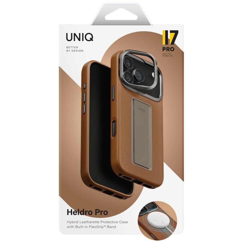 203919_6 Uniq Heldro Pro Magclick Charging Case for iPhone 17 Pro - Browneng