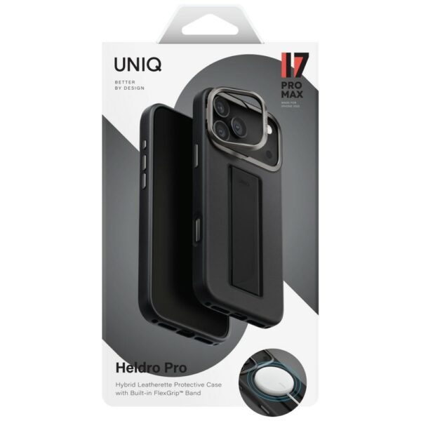 203920_6 Uniq Heldro Pro Magclick Charging Case for iPhone 17 Pro Max - Blackeng