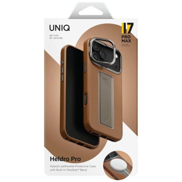203921_6 Uniq Heldro Pro Magclick Charging Case for iPhone 17 Pro Max - Browneng