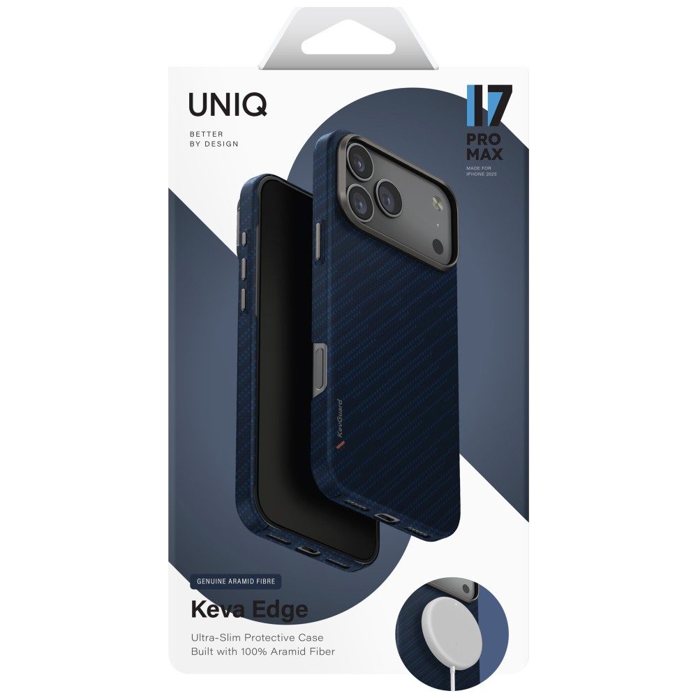 203926_6 Uniq Keva EDGE Magclick Charging Case for iPhone 17 Pro Max - Blueeng