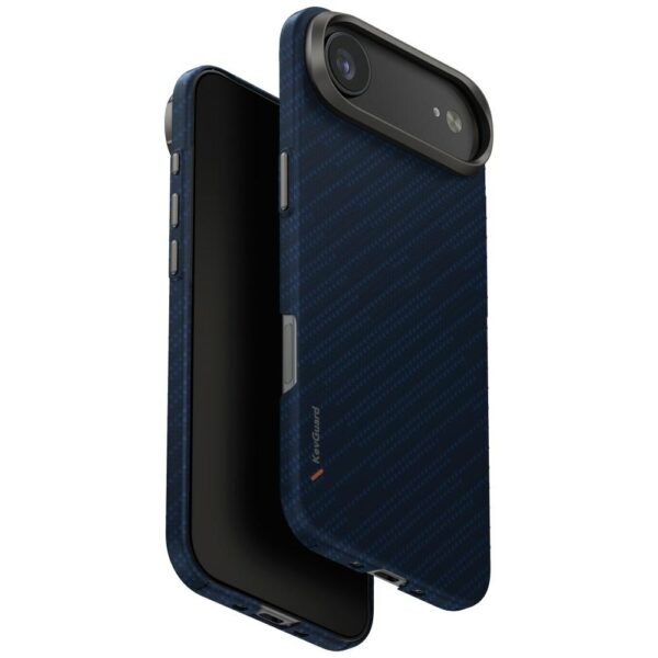 203929_1 Uniq Keva EDGE Magclick Charging Case for iPhone Air - Blueeng