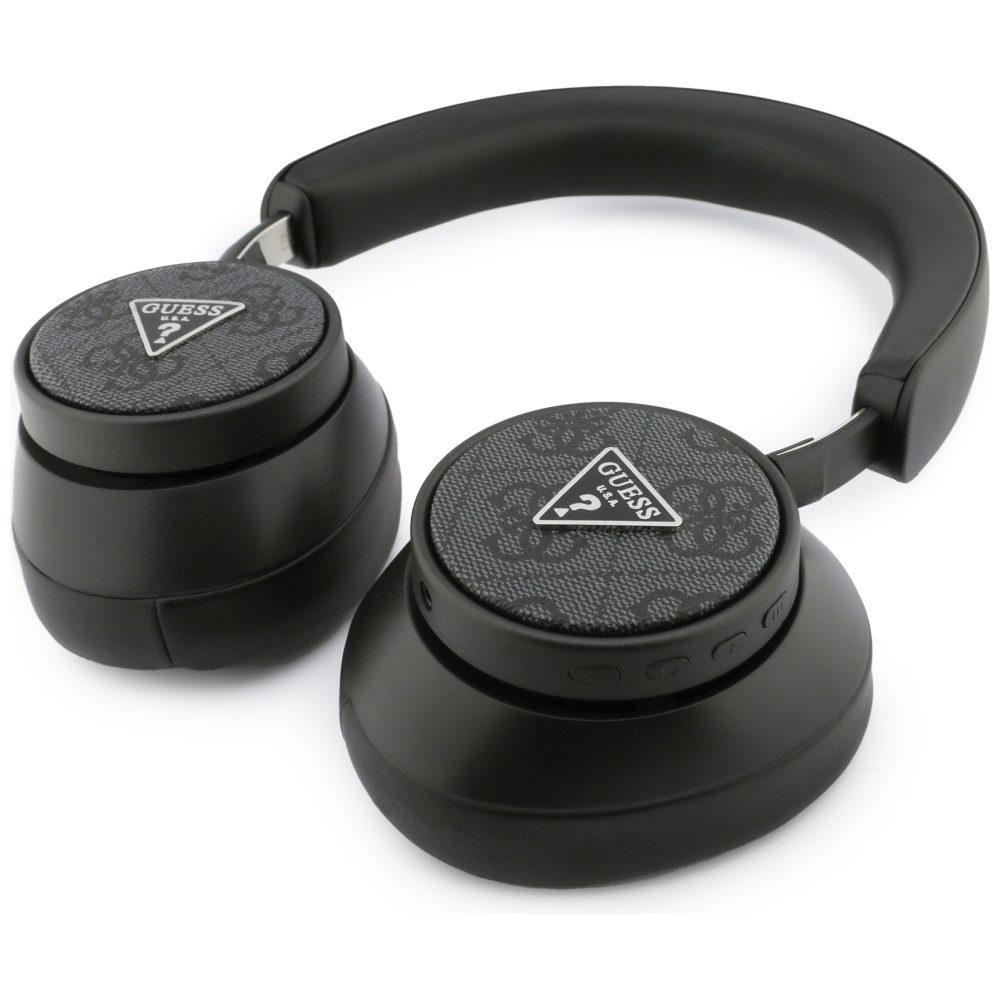 Guess 4G Triangle Logo Bluetooth Over-Ear Headphones - Blackeng