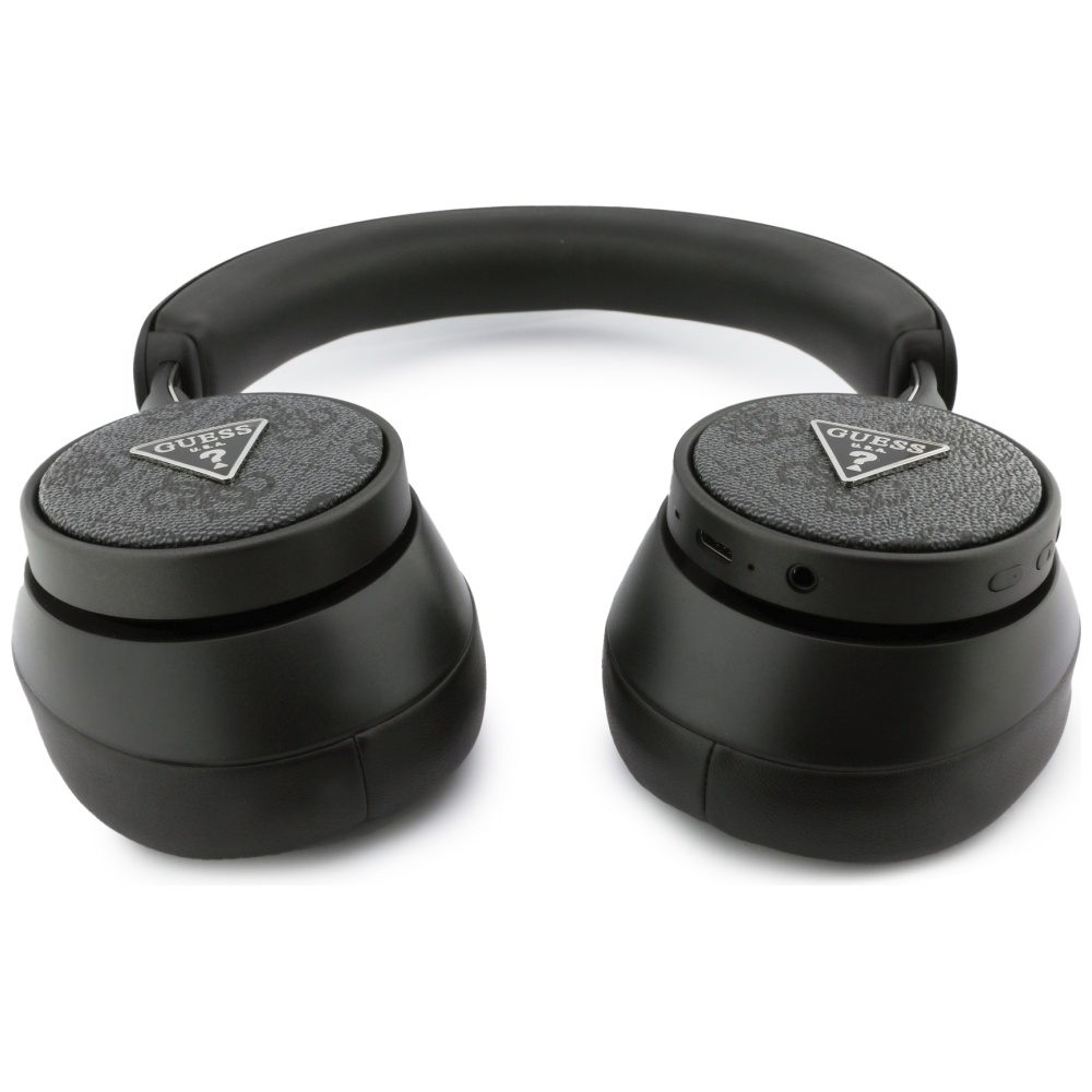 Guess 4G Triangle Logo Bluetooth Over-Ear Headphones - Blackeng