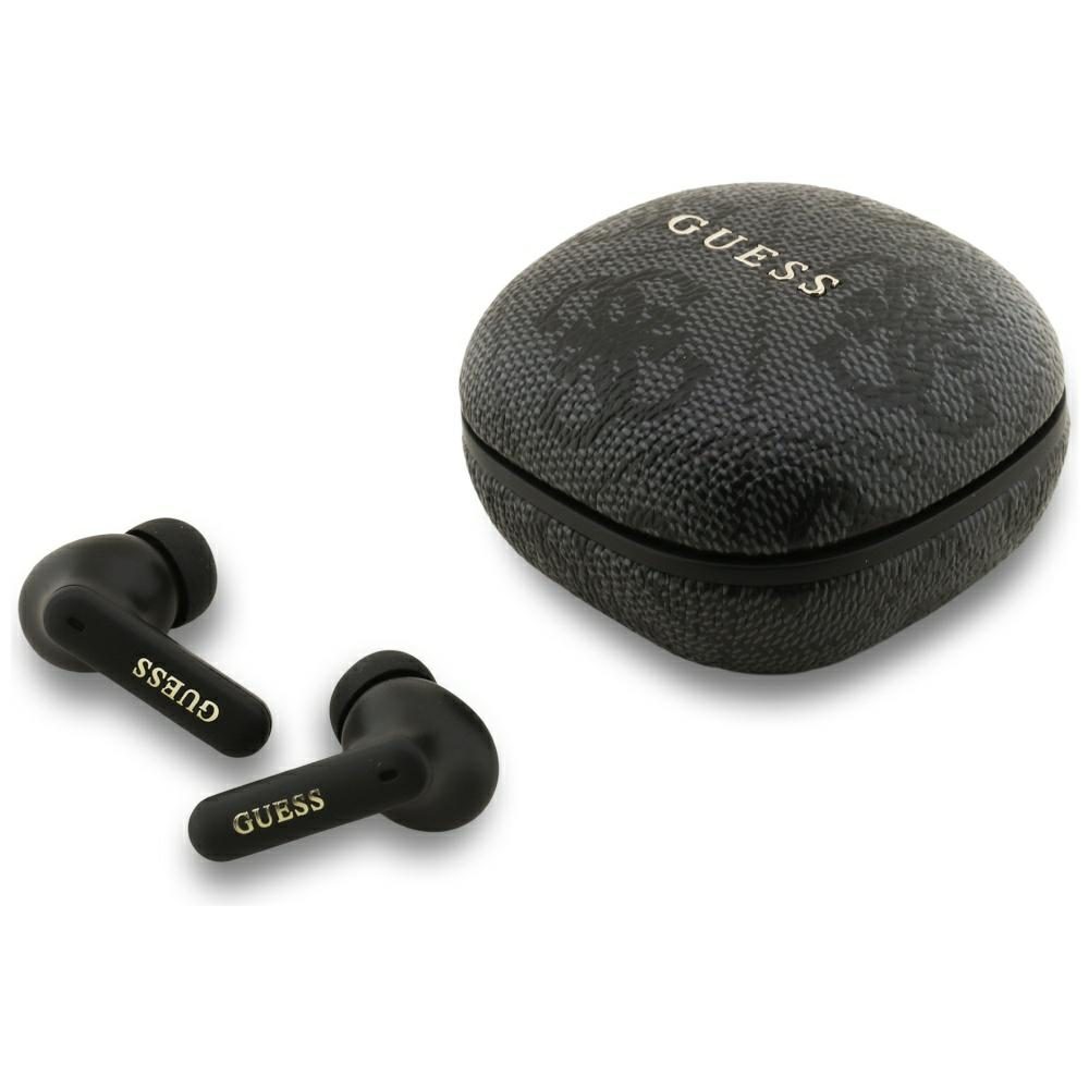 Guess 4G Classic Metal Logo TWS ENC Headphones - Blackeng