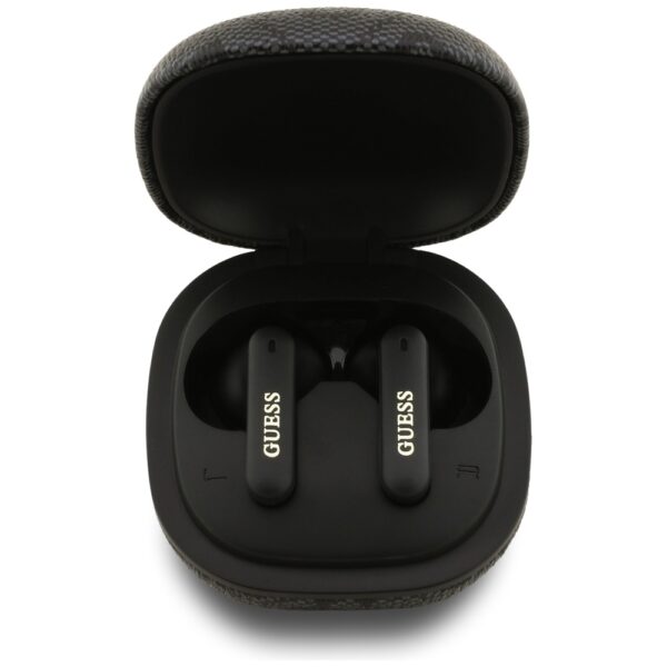 Guess 4G Classic Metal Logo TWS ENC Headphones - Blackeng