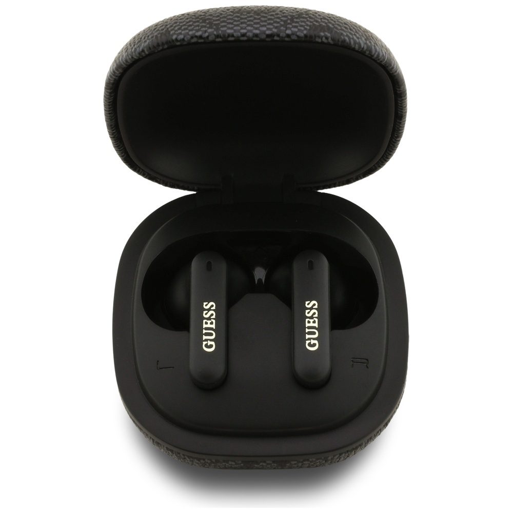 Guess 4G Classic Metal Logo TWS ENC Headphones - Blackeng