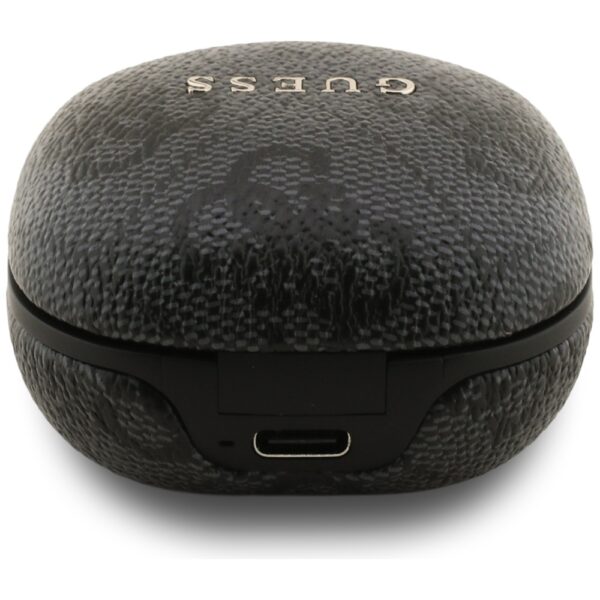 Guess 4G Classic Metal Logo TWS ENC Headphones - Blackeng