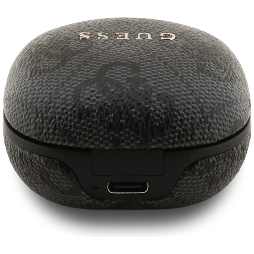 Guess 4G Classic Metal Logo TWS ENC Headphones - Blackeng